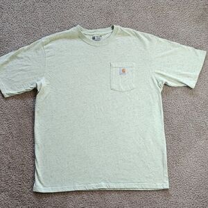 Carhartt Men's Soft Green Short Sleeve Tee